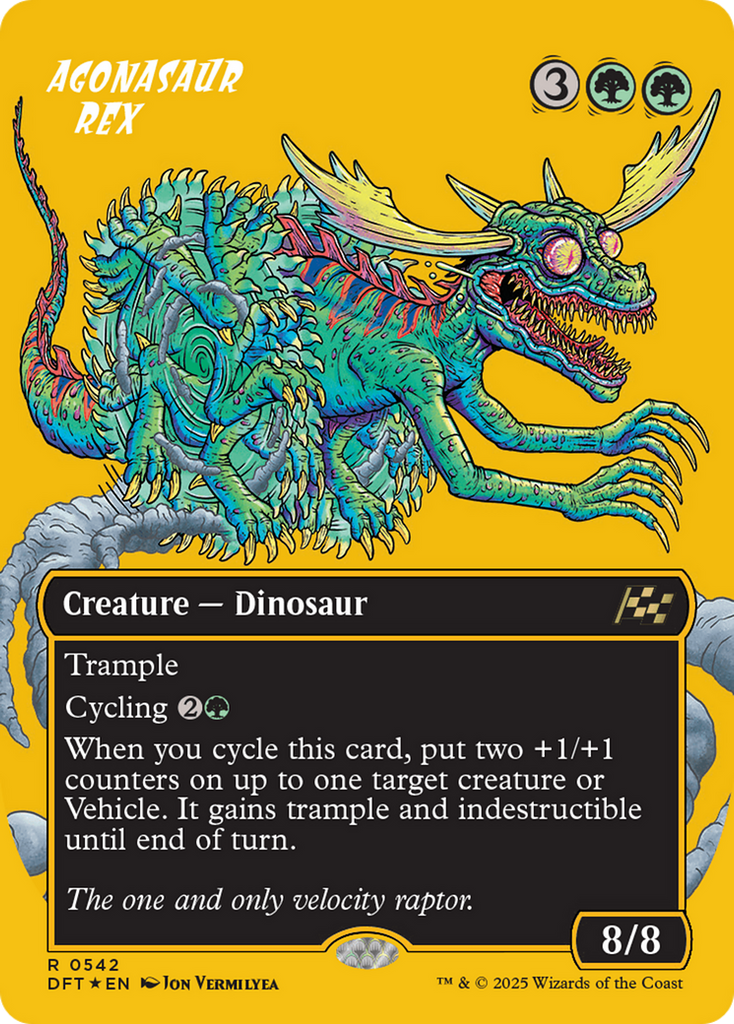 Magic: The Gathering - Agonasaur Rex Foil - Aetherdrift