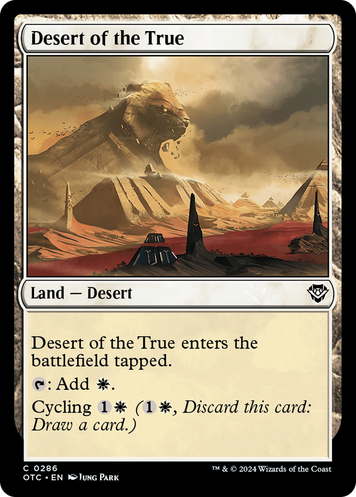 Magic: The Gathering - Desert of the True - Outlaws of Thunder Junction Commander