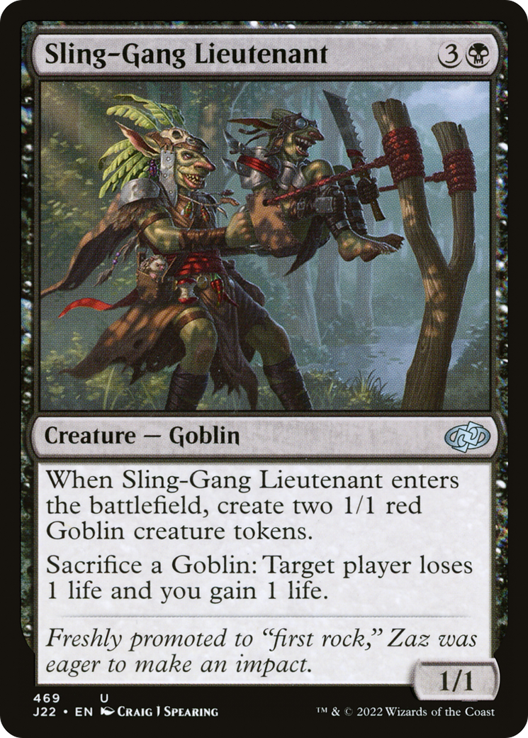 Magic: The Gathering - Sling-Gang Lieutenant - Jumpstart 2022