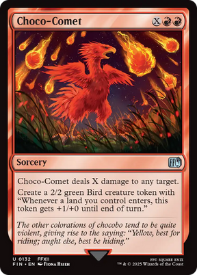 Magic: The Gathering - Choco-Comet Foil - Final Fantasy