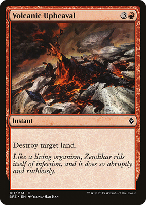 Magic: The Gathering - Volcanic Upheaval Foil - Battle for Zendikar