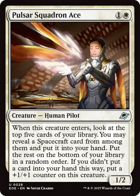 Magic: The Gathering - Pulsar Squadron Ace Foil - Edge of Eternities