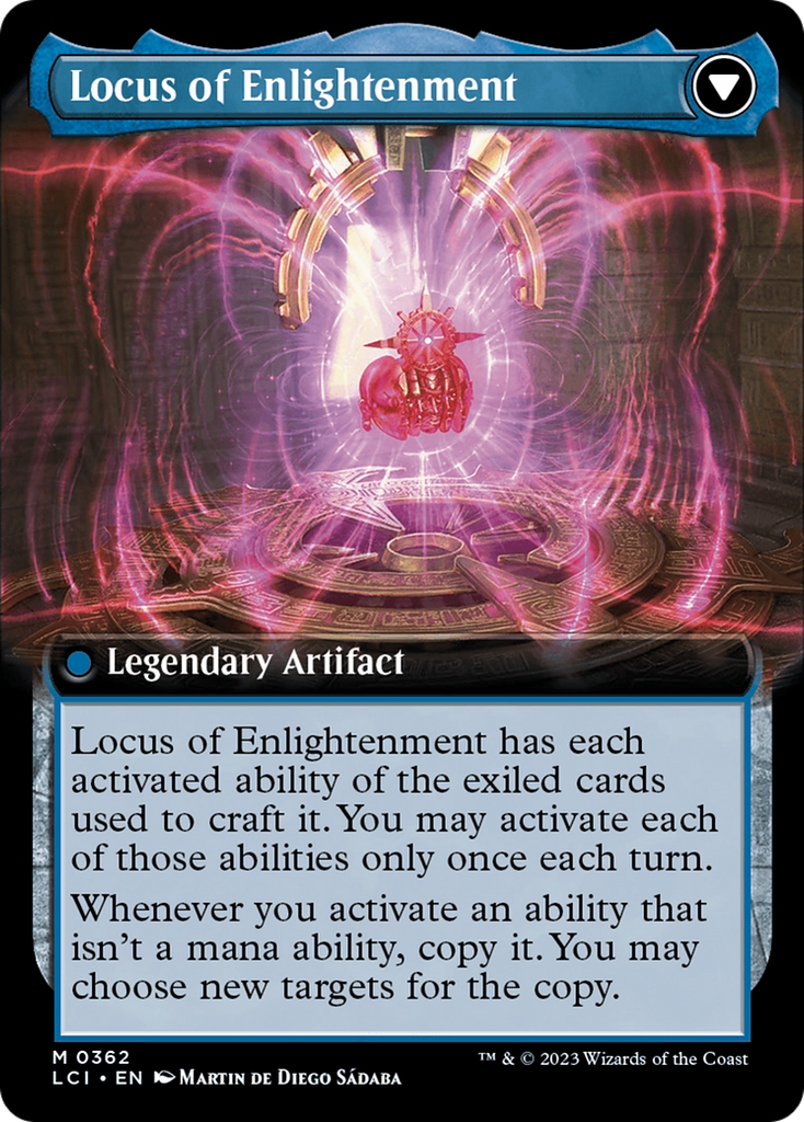 Magic: The Gathering - The Enigma Jewel // Locus of Enlightenment Foil - The Lost Caverns of Ixalan