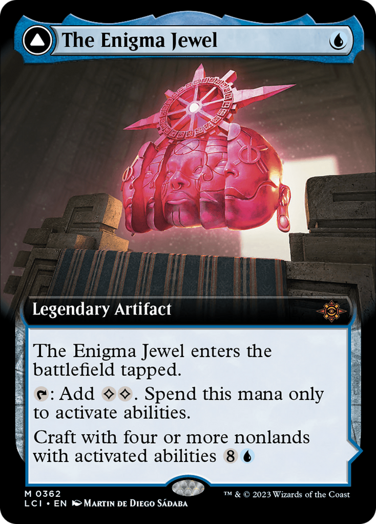 Magic: The Gathering - The Enigma Jewel // Locus of Enlightenment Foil - The Lost Caverns of Ixalan