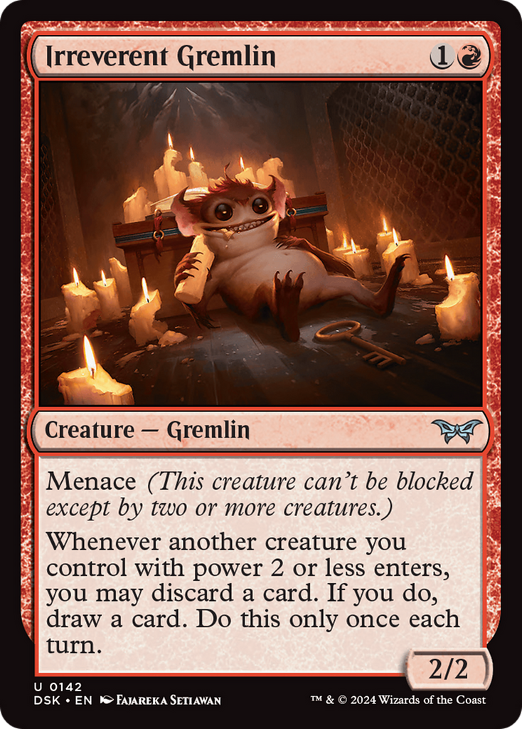 Magic: The Gathering - Irreverent Gremlin - Duskmourn: House of Horror