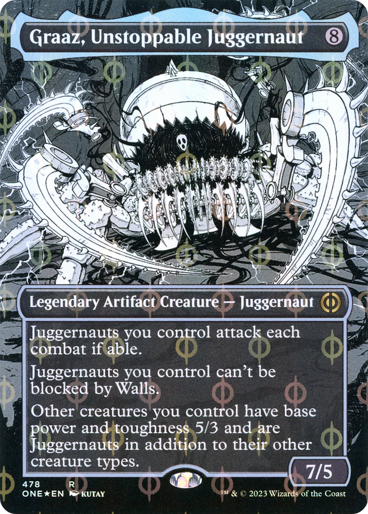 Magic: The Gathering - Graaz, Unstoppable Juggernaut Foil - Phyrexia: All Will Be One