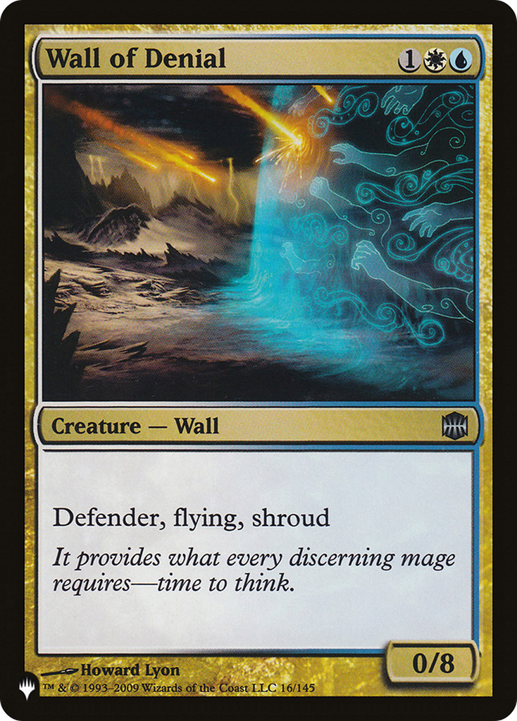 Magic: The Gathering - Wall of Denial - The List