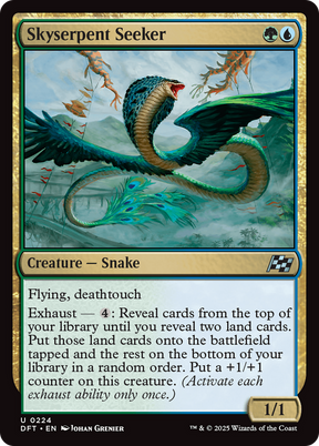 Magic: The Gathering - Skyserpent Seeker Foil - Aetherdrift