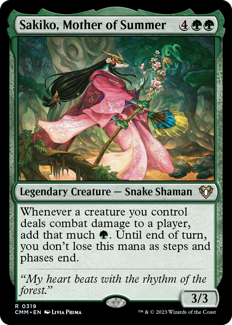Magic: The Gathering - Sakiko, Mother of Summer - Commander Masters