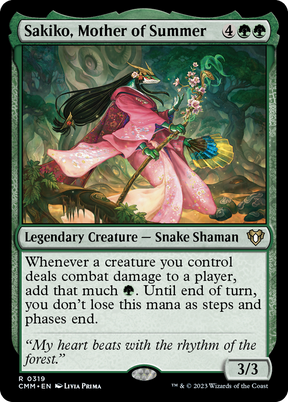 Magic: The Gathering - Sakiko, Mother of Summer - Commander Masters