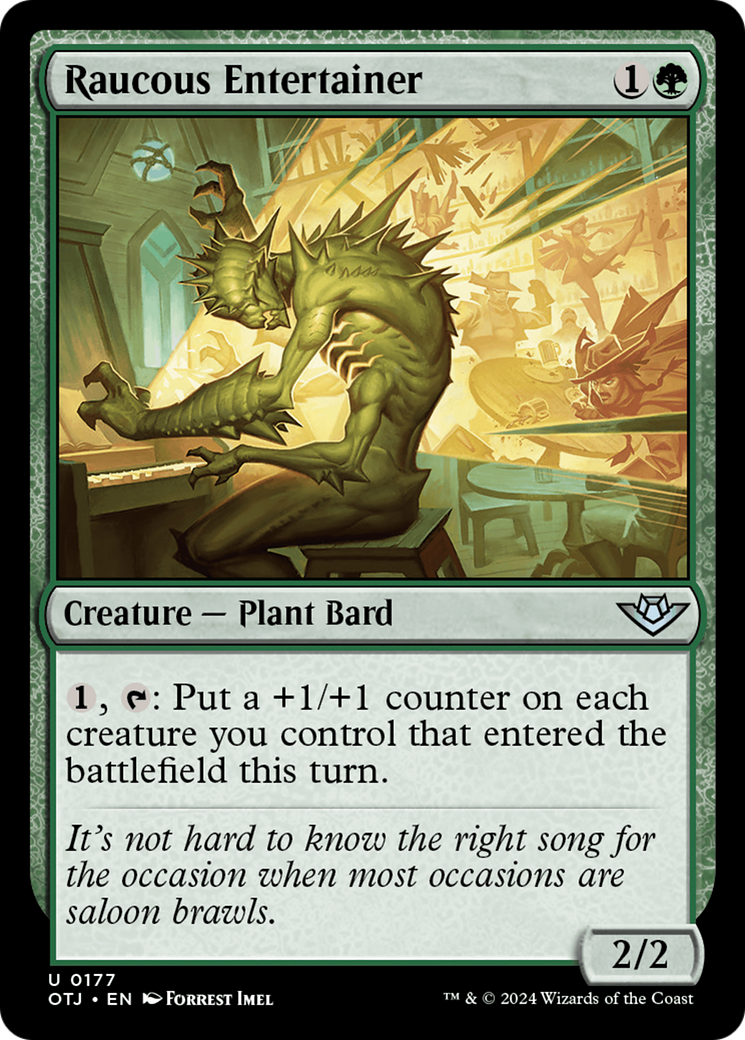 Magic: The Gathering - Raucous Entertainer Foil - Outlaws of Thunder Junction