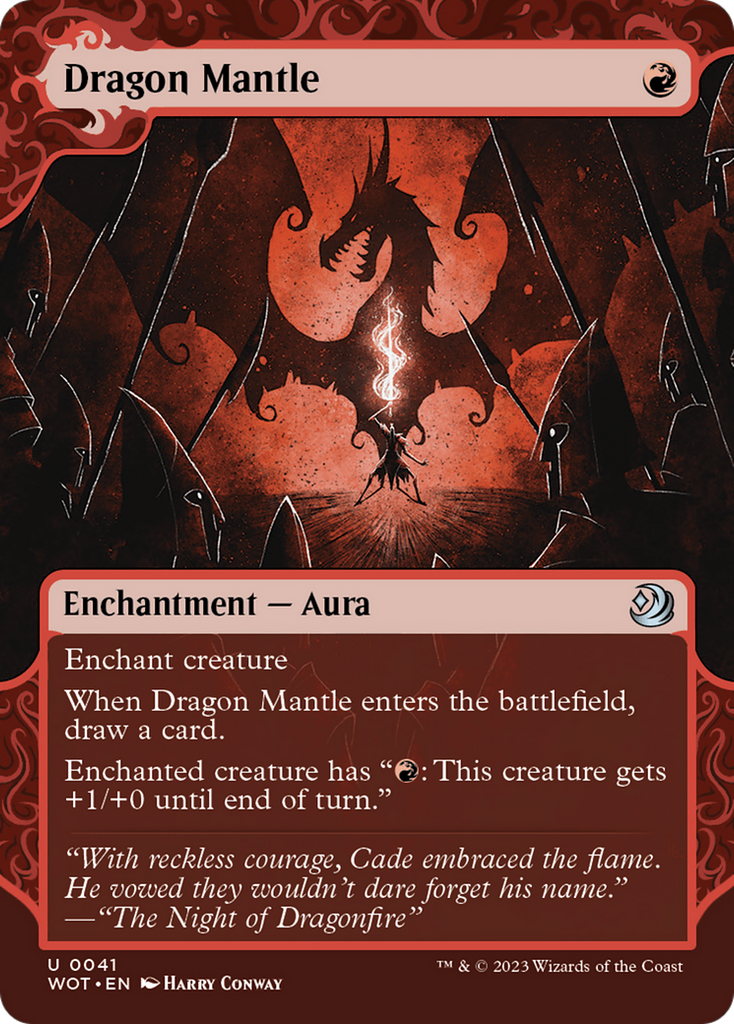 Magic: The Gathering - Dragon Mantle Foil - Wilds of Eldraine: Enchanting Tales