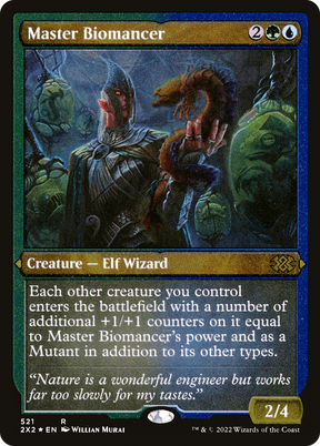 Magic: The Gathering - Master Biomancer Foil - Double Masters 2022