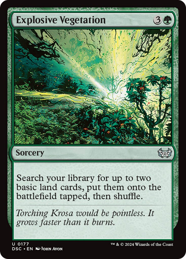 Magic: The Gathering - Explosive Vegetation - Duskmourn: House of Horror Commander