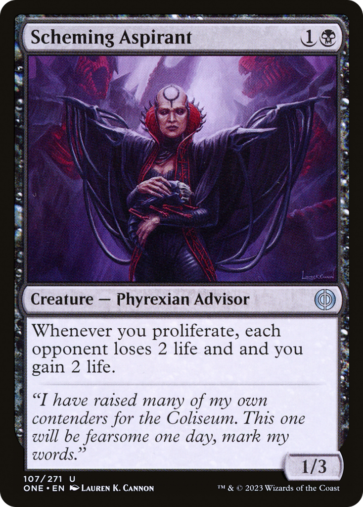 Magic: The Gathering - Scheming Aspirant - Phyrexia: All Will Be One