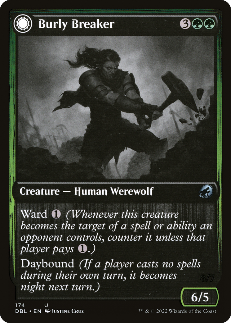 Magic: The Gathering - Burly Breaker // Dire-Strain Demolisher - Innistrad: Double Feature