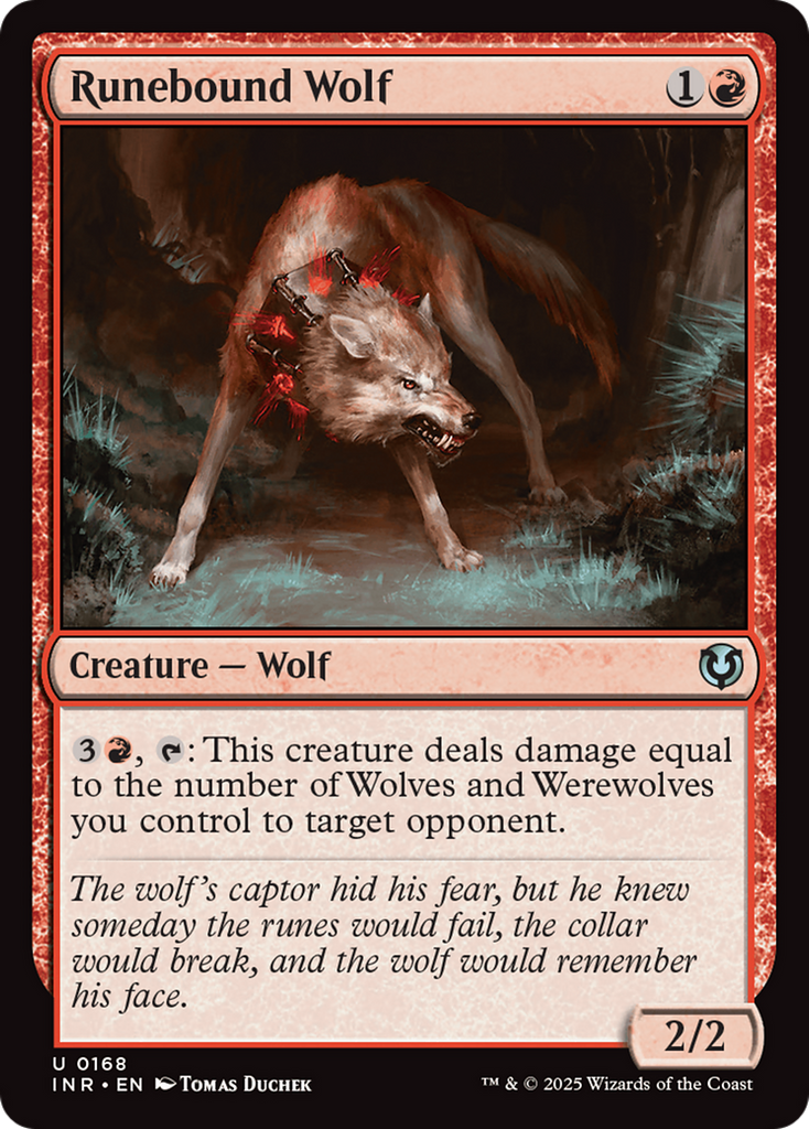 Magic: The Gathering - Runebound Wolf - Innistrad Remastered