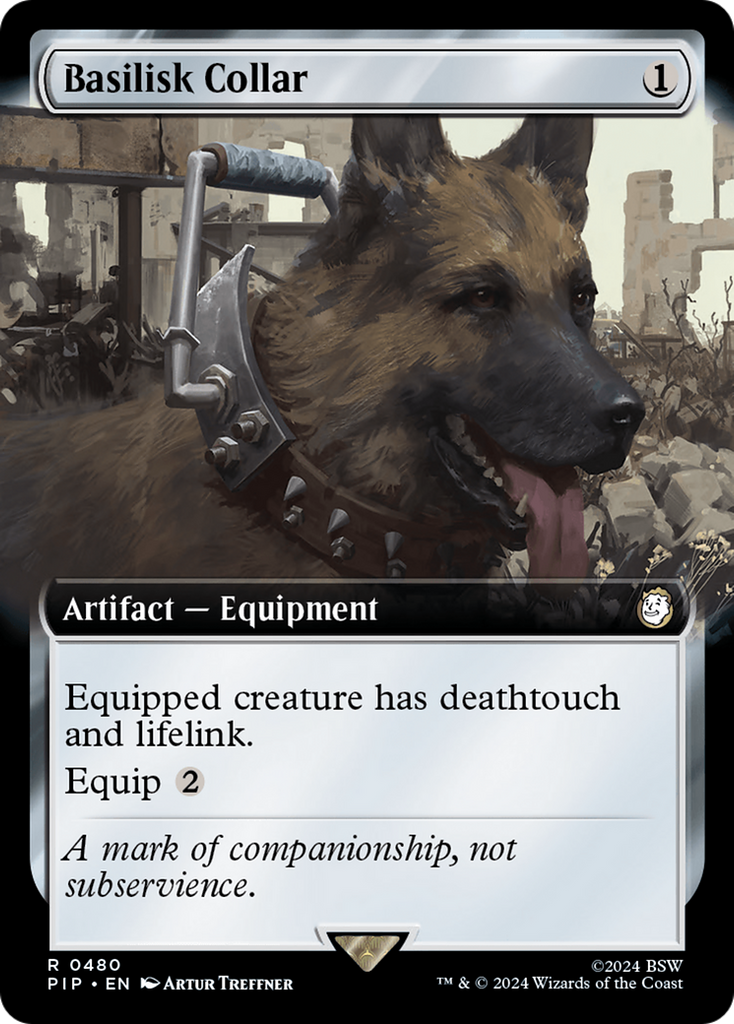 Magic: The Gathering - Basilisk Collar Foil - Fallout