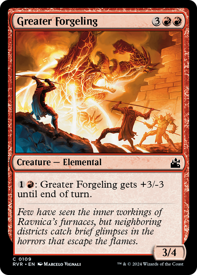 Magic: The Gathering - Greater Forgeling Foil - Ravnica Remastered