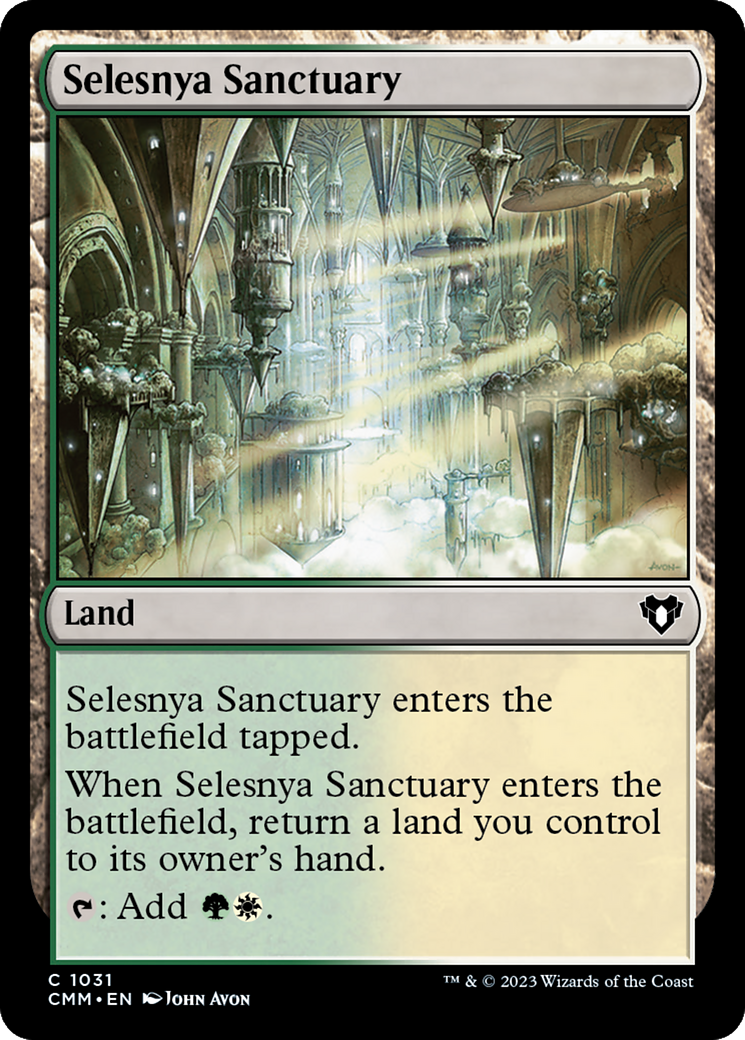 Magic: The Gathering - Selesnya Sanctuary - Commander Masters