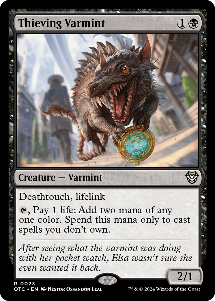 Magic: The Gathering - Thieving Varmint - Outlaws of Thunder Junction Commander