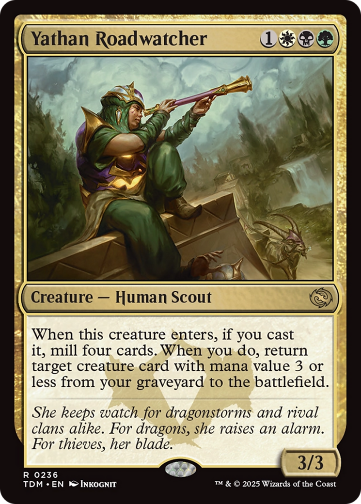 Magic: The Gathering - Yathan Roadwatcher Foil - Tarkir: Dragonstorm
