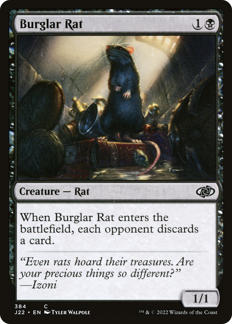 Magic: The Gathering - Burglar Rat - Jumpstart 2022