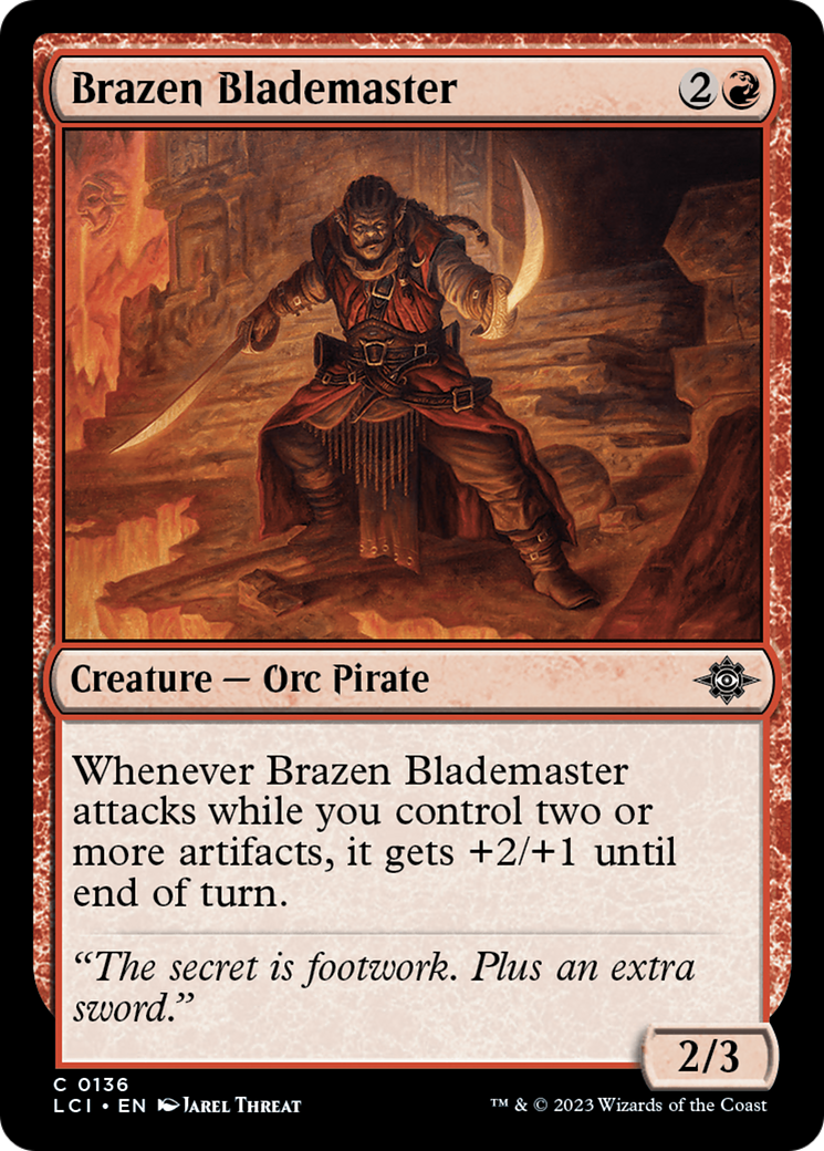 Magic: The Gathering - Brazen Blademaster - The Lost Caverns of Ixalan