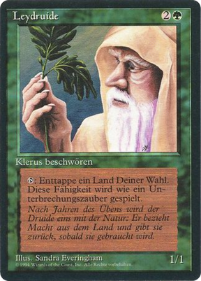 Magic: The Gathering - Leydruide - Foreign Black Border