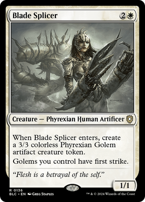 Magic: The Gathering - Blade Splicer - Bloomburrow Commander