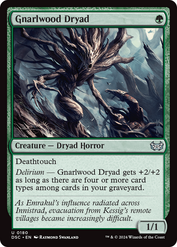 Magic: The Gathering - Gnarlwood Dryad - Duskmourn: House of Horror Commander