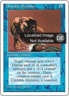 Magic: The Gathering - Instabile Mutation - Fourth Edition