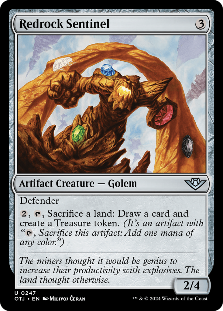 Magic: The Gathering - Redrock Sentinel - Outlaws of Thunder Junction