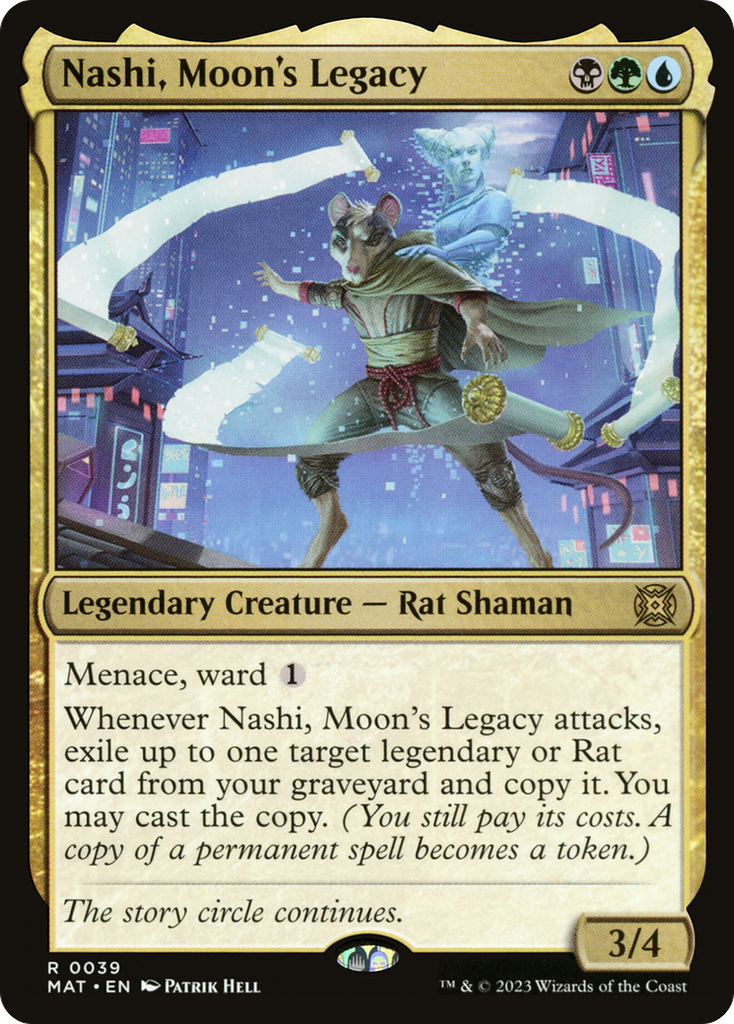 Magic: The Gathering - Nashi, Moon's Legacy Foil - March of the Machine: The Aftermath