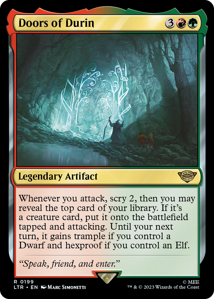 Magic: The Gathering - Doors of Durin Foil - The Lord of the Rings: Tales of Middle-earth