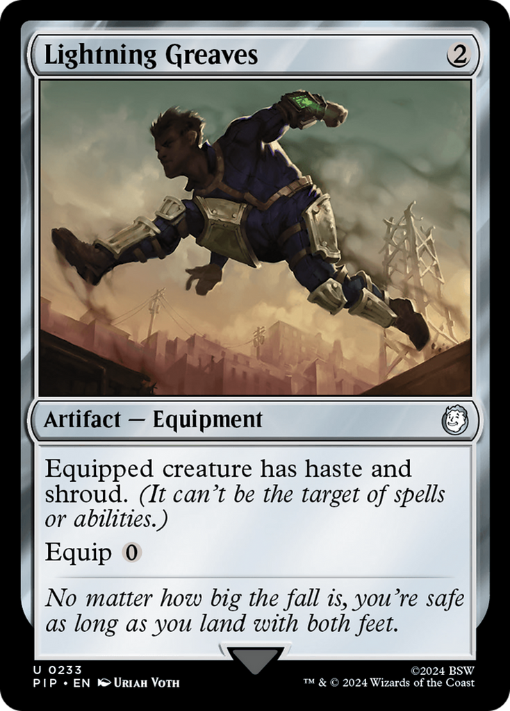 Magic: The Gathering - Lightning Greaves - Fallout