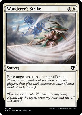 Magic: The Gathering - Wanderer's Strike Foil - Commander Masters