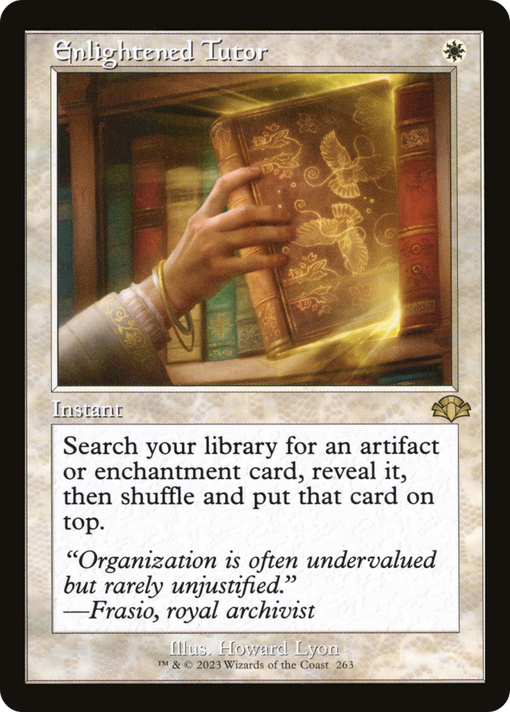 Magic: The Gathering - Enlightened Tutor - Dominaria Remastered