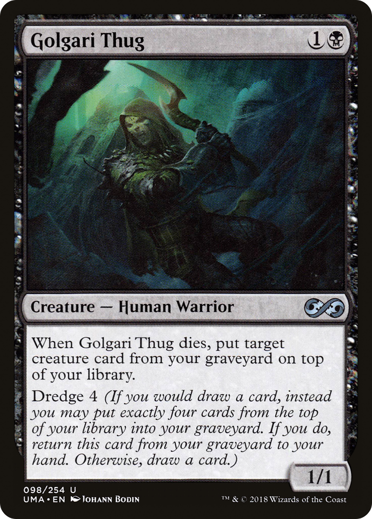 Magic: The Gathering - Golgari Thug Foil - Ultimate Masters