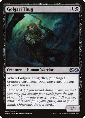 Magic: The Gathering - Golgari Thug Foil - Ultimate Masters