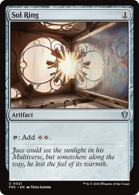 Magic: The Gathering - Sol Ring - Reality Fracture Commander