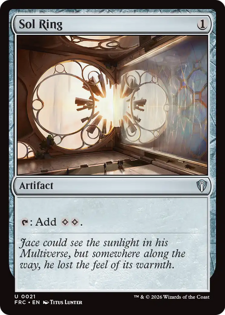 Magic: The Gathering - Sol Ring - Reality Fracture Commander