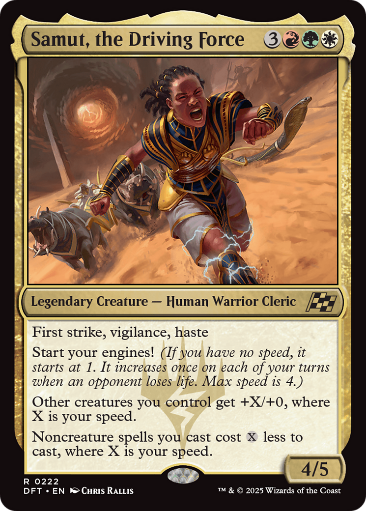 Magic: The Gathering - Samut, the Driving Force Foil - Aetherdrift
