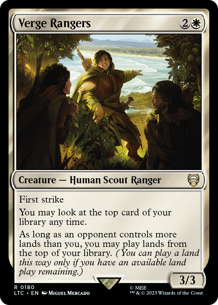 Magic: The Gathering - Verge Rangers - Tales of Middle-earth Commander