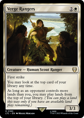 Magic: The Gathering - Verge Rangers - Tales of Middle-earth Commander