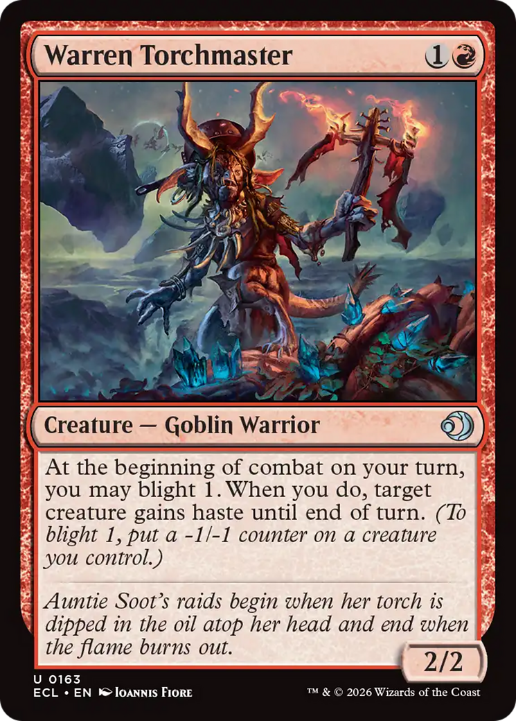 Magic: The Gathering - Warren Torchmaster Foil - Lorwyn Eclipsed