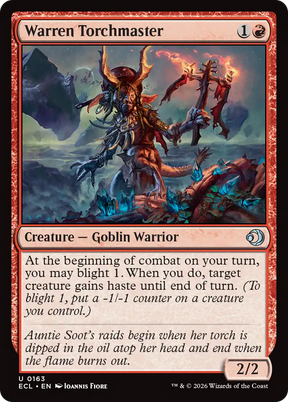 Magic: The Gathering - Warren Torchmaster Foil - Lorwyn Eclipsed