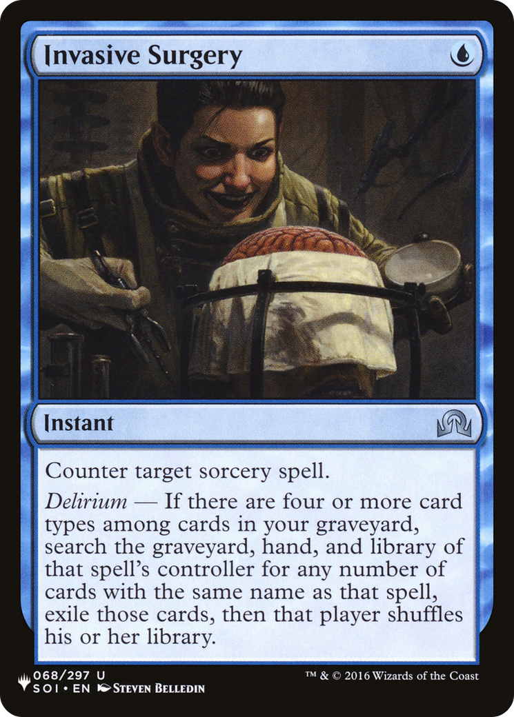 Magic: The Gathering - Invasive Surgery - The List