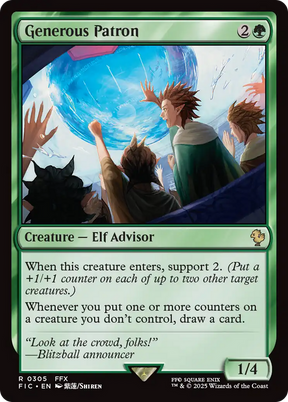 Magic: The Gathering - Generous Patron - Final Fantasy Commander