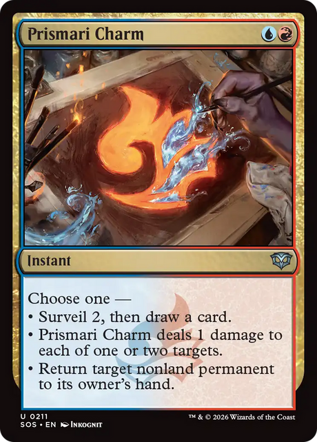 Magic: The Gathering - Prismari Charm - Secrets of Strixhaven